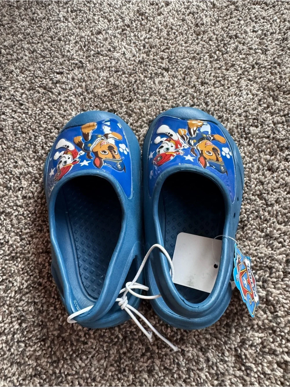 NEW Paw Patrol Blue Kids Slip-On Clogs